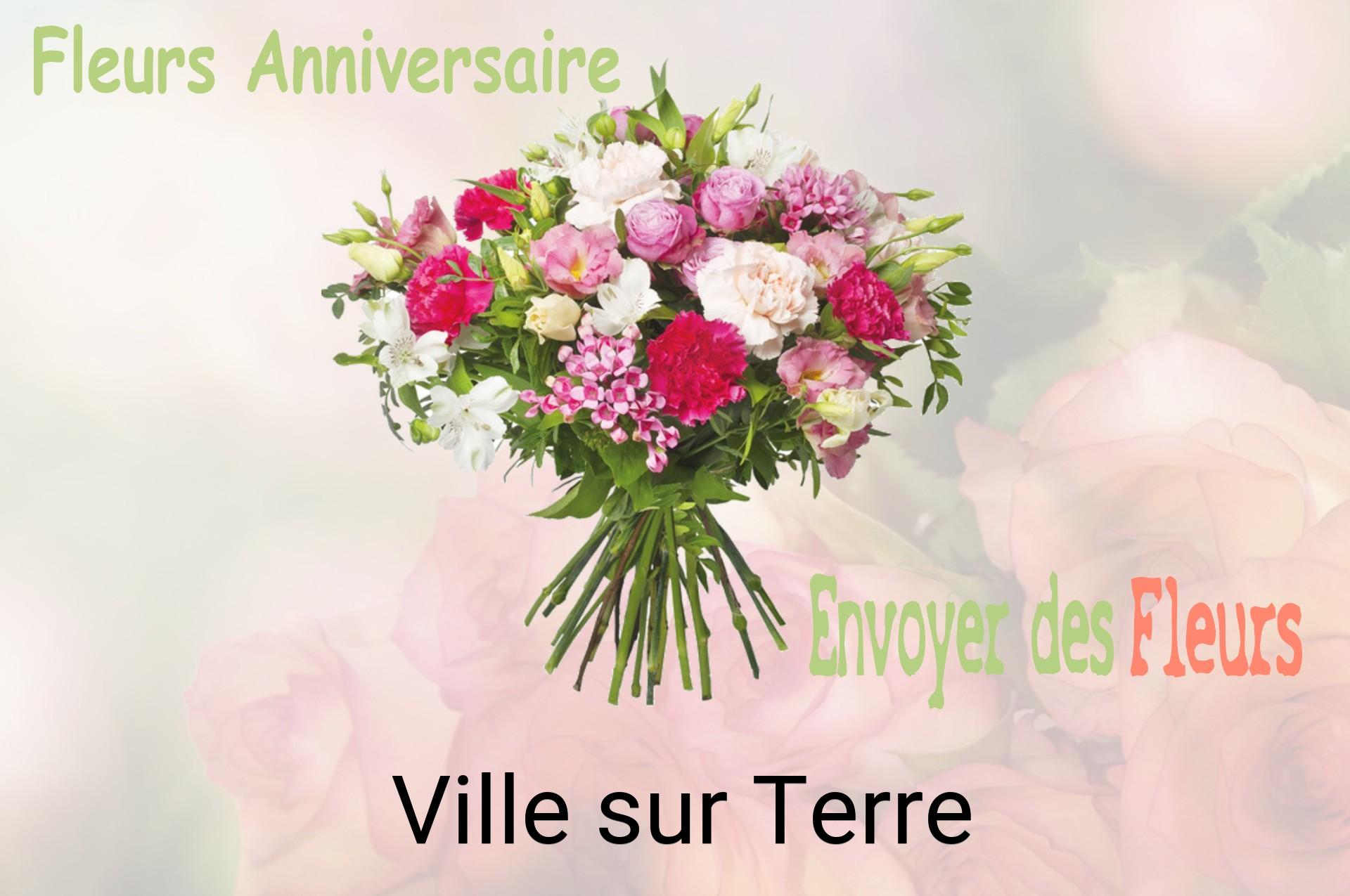 Bouquet de fleurs d’anniversaire livré à Ville-sur-Terre